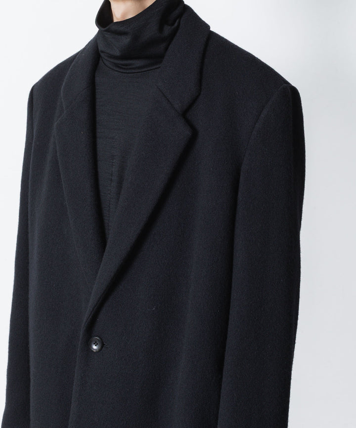 ATTACHMENT アタッチメントのWOOL SHAGGY PADDING CHESTER COAT - BLACKの公式通販サイトsession福岡セレクトショップ