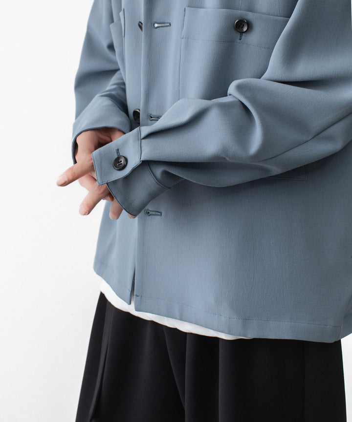 ATTACHMENT / EXCLUSIVE ITEMアタッチメントのPE LIGHT TROPICAL OVERSIZED SHIRT BLOUSON - L.BLUEの公式通販サイトsession福岡セレクトショップ