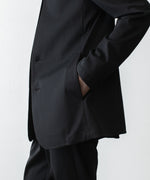画像をギャラリービューアに読み込む, ATTACHMENT / EXCLUSIVE ITEMアタッチメントのLUCA MATTE TWIST COLLARLESS JKT - BLACKの公式通販サイトsession福岡セレクトショップ

