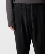 画像をギャラリービューアに読み込む, ATTACHMENT アタッチメントのPE STRETCH DOUBLE CLOTH REGULAR FIT EASY TROUSERS - BLACK 公式通販サイトsession福岡セレクトショップ
