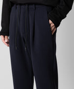 画像をギャラリービューアに読み込む, 【ATTACHMENT】ATTACHMENT アタッチメントのPE STRETCH DOUBLE CLOTH REGULAR FIT EASY TROUSERS - NAVY 公式通販サイトsession福岡セレクトショップ
