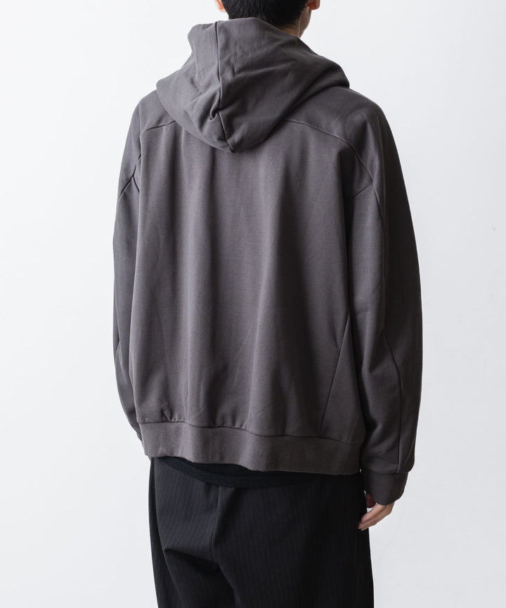 ATTACHMENT アタッチメントのCO STRECH TERRY ZIP UP HOODIE - D.GRAYの公式通販サイトsession福岡セレクトショップ
