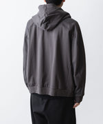 画像をギャラリービューアに読み込む, ATTACHMENT アタッチメントのCO STRECH TERRY ZIP UP HOODIE - D.GRAYの公式通販サイトsession福岡セレクトショップ
