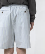 画像をギャラリービューアに読み込む, ATTACHMENT アタッチメントのWO/PE STRIPE EASY SHORTS - S.BLUEの公式通販サイトsession福岡セレクトショップ
