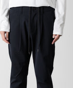 画像をギャラリービューアに読み込む, ATTACHMENT アタッチメントの別注SOLOTEX DOUBLE CLOTH REGULAR FIT EASY TROUSERS - NAVYの公式通販サイトsession福岡セレクトショップ
