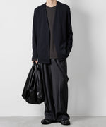 画像をギャラリービューアに読み込む, ATTACHMENT アタッチメントのPE STRETCH RIB COLLARLESS CARDIGAN - D.NAVY 公式通販サイトsession福岡セレクトショップ
