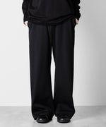 画像をギャラリービューアに読み込む, ATTACHMENT アタッチメントのPE STRETCH RIB WIDE LOUNGE TROUSERS - BLACK 公式通販サイトsession福岡セレクトショップ
