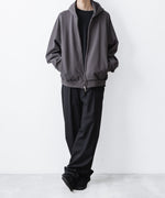 画像をギャラリービューアに読み込む, ATTACHMENT アタッチメントのCO STRECH TERRY ZIP UP HOODIE - D.GRAYの公式通販サイトsession福岡セレクトショップ
