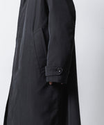 画像をギャラリービューアに読み込む, VEIN ヴェインのFIBRIL POPLIN PADDING BALMACAAN COAT - BLACKの公式通販サイトsession福岡セレクトショップ
