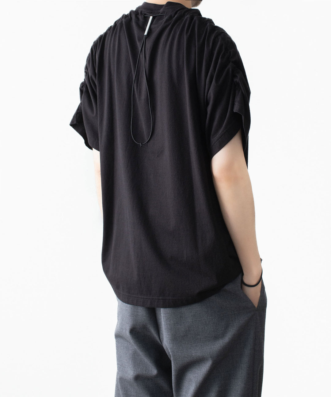 VEIN ヴェインの100/3 SUEDE JERSEY VESSEL S/S TEE - BLACKの公式通販サイトsession福岡セレクトショップ