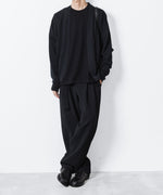 画像をギャラリービューアに読み込む, ATTACHMENT アタッチメント × JOHN SMEDLEYの× JOHN SMEDLEY MERINO EXTRAFINE BUTTONLESS V NECK CARDIGAN - BLACKの公式通販サイトsession福岡セレクトショップ
