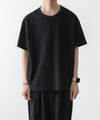 【 ATTACHMENT 】SOFT PIQUE S/S TEE - BLACK