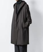 画像をギャラリービューアに読み込む, ATTACHMENT / EXCLUSIVE ITEMアタッチメントの2/90 SUPER120S MALTON ZIPUP HOODED COAT - D.GRAYの公式通販サイトsession福岡セレクトショップ

