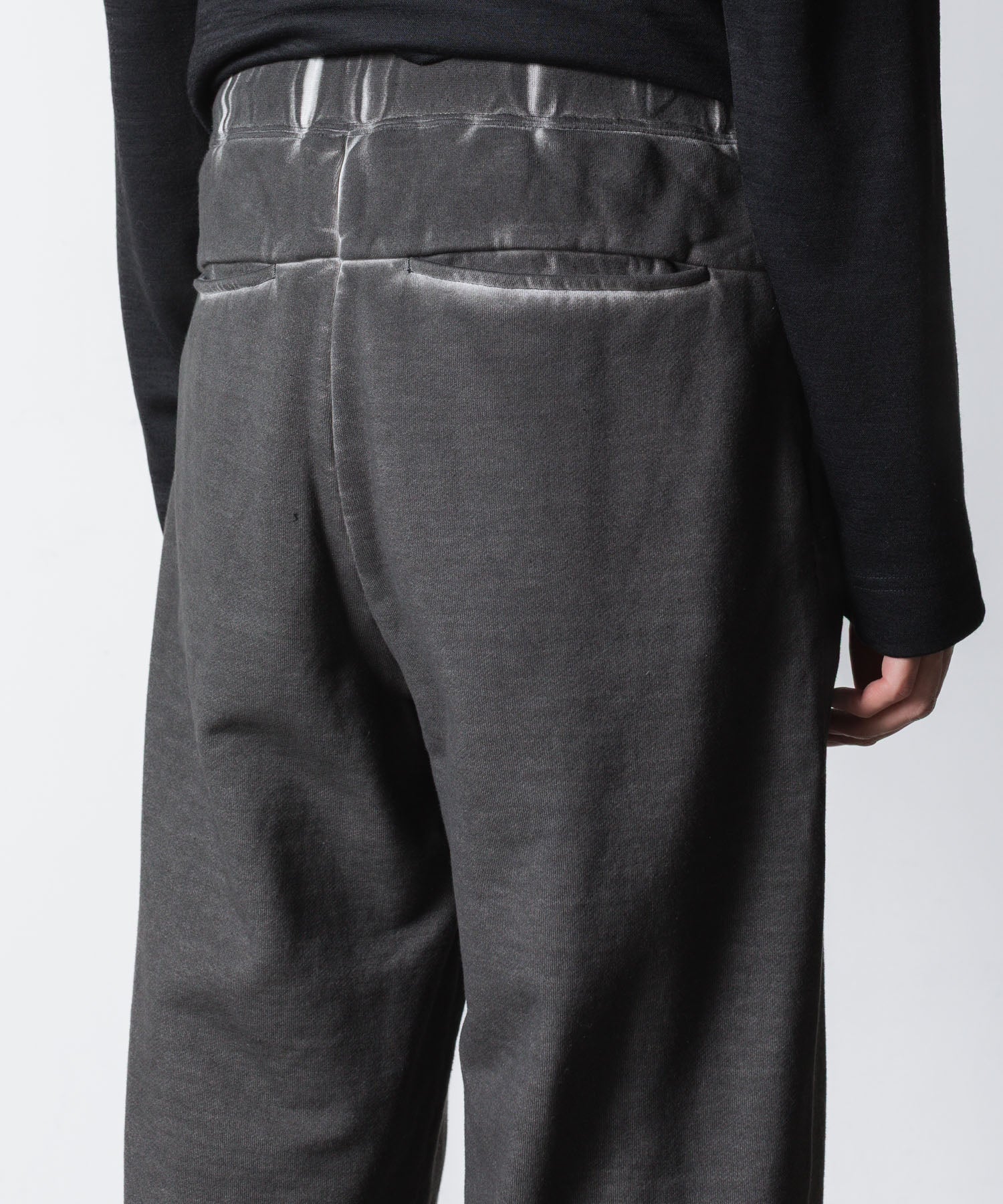 VEIN ヴェインのJUMBERCA TERRY COLD DYED SWEAT PANTS - GRAYの公式通販サイトsession福岡セレクトショップ