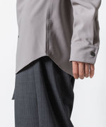 画像をギャラリービューアに読み込む, ATTACHMENT アタッチメントのPE COMPACT TWILL BAND COLLAR DRESS SHIRT - L.KH GRAYの公式通販サイトsession福岡セレクトショップ
