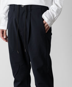 ATTACHMENT アタッチメントの別注SOLOTEX DOUBLE CLOTH REGULAR FIT EASY TROUSERS - NAVYの公式通販サイトsession福岡セレクトショップ