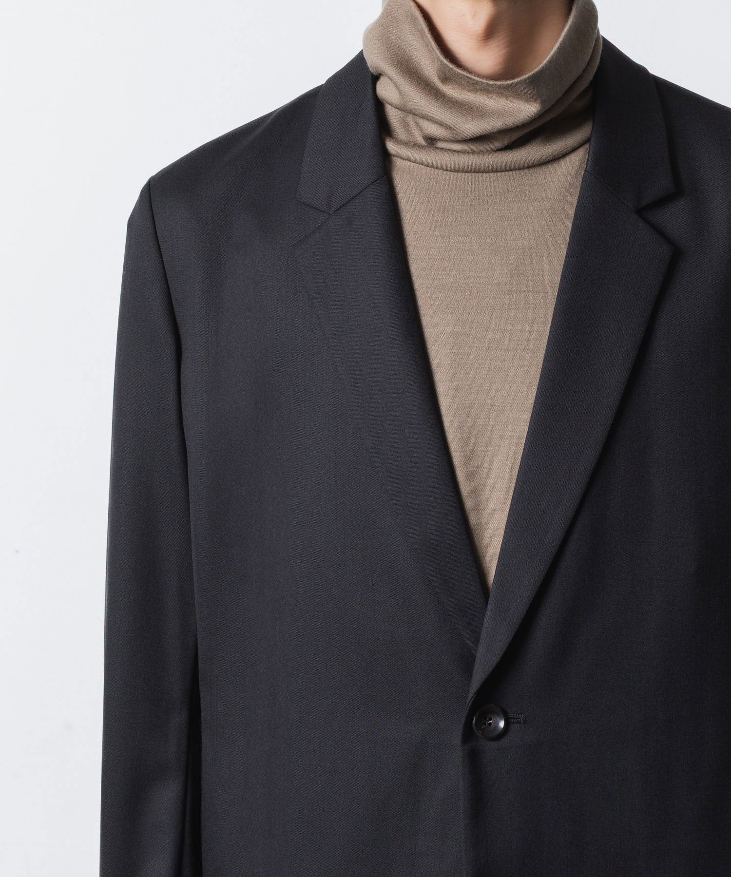 ATTACHMENT アタッチメントのT/W/SI STRETCH GABARDINE 2B JKT - BLACKの公式通販サイトsession福岡セレクトショップ