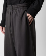 画像をギャラリービューアに読み込む, ATTACHMENT アタッチメントのCOTTON DOUBLE FACE LOUNGE TROUSERS - D.GRAY  公式通販サイトsession福岡セレクトショップ
