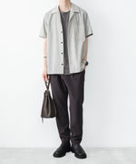 画像をギャラリービューアに読み込む, ATTACHMENT アタッチメントのPE STRETCH DOUBLE CLOTH REGULAR FIT EASY TROUSERS - D.BROWNの公式通販サイトsession福岡セレクトショップ
