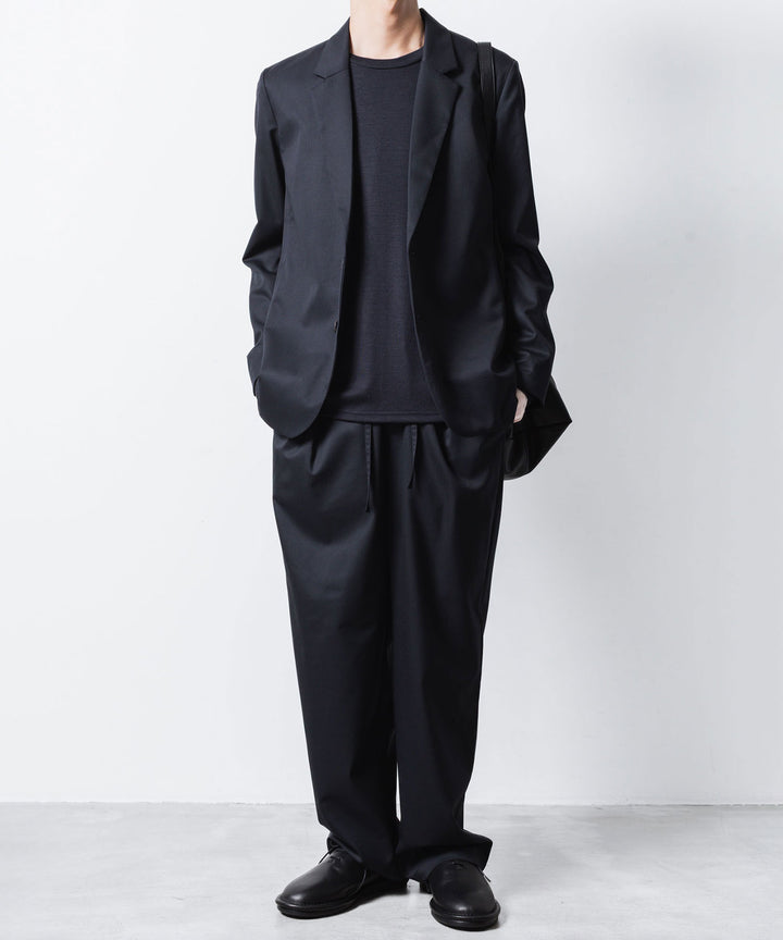 ATTACHMENT アタッチメントの1/60 WOOL SMOOTH SLIM FIT L/S TEE - NAVYの公式通販サイトsession福岡セレクトショップ