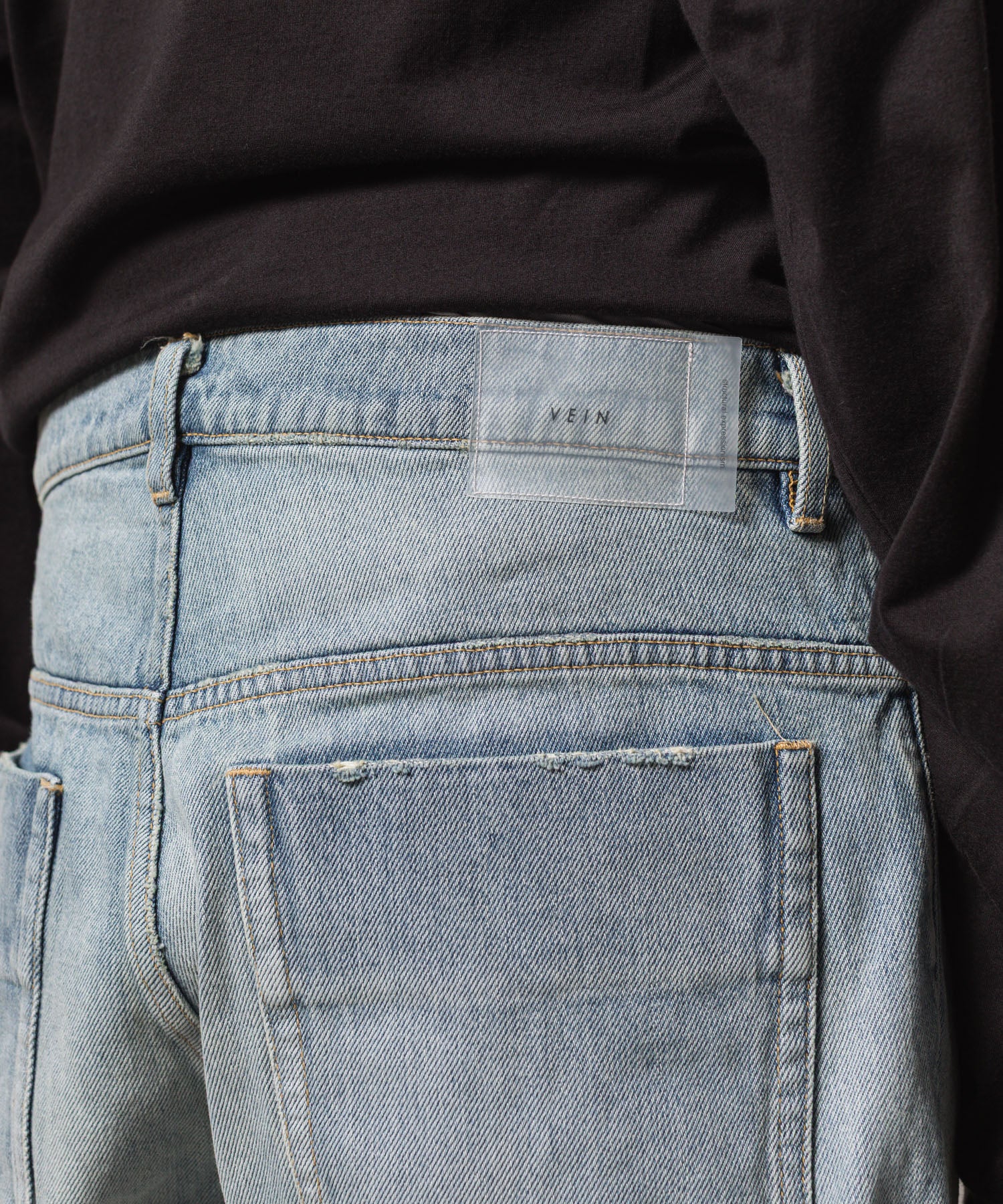 VEIN ヴェインの13OZ DENIM BOOT CUT TROUSERS - L.NAVYの公式通販サイトsession福岡セレクトショップ