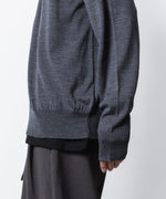 画像をギャラリービューアに読み込む, ATTACHMENT アタッチメント × JOHN SMEDLEYの× JOHN SMEDLEY MERINO EXTRAFINE BUTTONLESS V NECK CARDIGAN - D.GRAYの公式通販サイトsession福岡セレクトショップ
