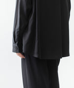 画像をギャラリービューアに読み込む, ATTACHMENT アタッチメントのCU/PE FIBRIL SATIN L/S SHIRT - BLACKの公式通販サイトsession福岡セレクトショップ
