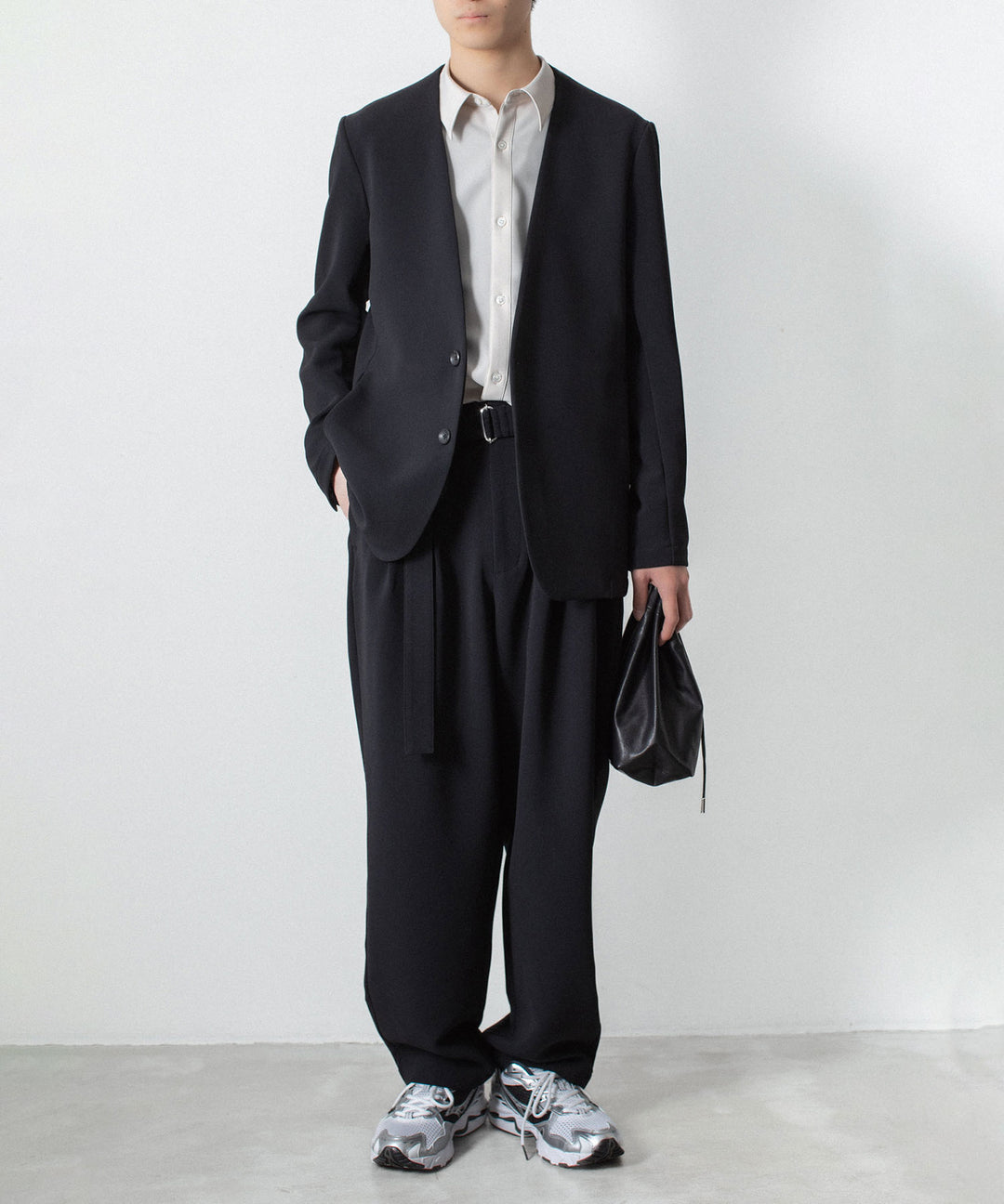 ATTACHMENT アタッチメントのPE COMPACT TWILL REGULAR COLLAR DRESS SHIRT - L.GRAYの公式通販サイトsession福岡セレクトショップ
