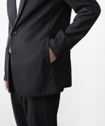 画像をギャラリービューアに読み込む, ATTACHMENT アタッチメントのWO/TA STRETCH TRO 2B JKT - BLACKの公式通販サイトsession福岡セレクトショップ
