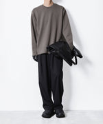 画像をギャラリービューアに読み込む, ATTACHMENT アタッチメントのWOxPE DOUBLE FACE KNIT CREW NECK PULLOVER - KHAKI GRAYの公式通販サイトsession福岡セレクトショップ
