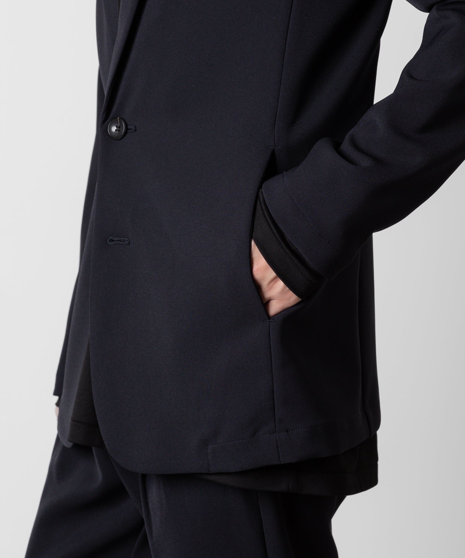 ATTACHMENT アタッチメントのPE STRETCH DOUBLE CLOTH 2B JACKET - NAVY 公式通販サイトsession福岡セレクトショップ