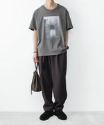 画像をギャラリービューアに読み込む, ATTACHMENT アタッチメントの30//2 SUVIN JERSEY PRINT TEE - GRAYの公式通販サイトsession福岡セレクトショップ
