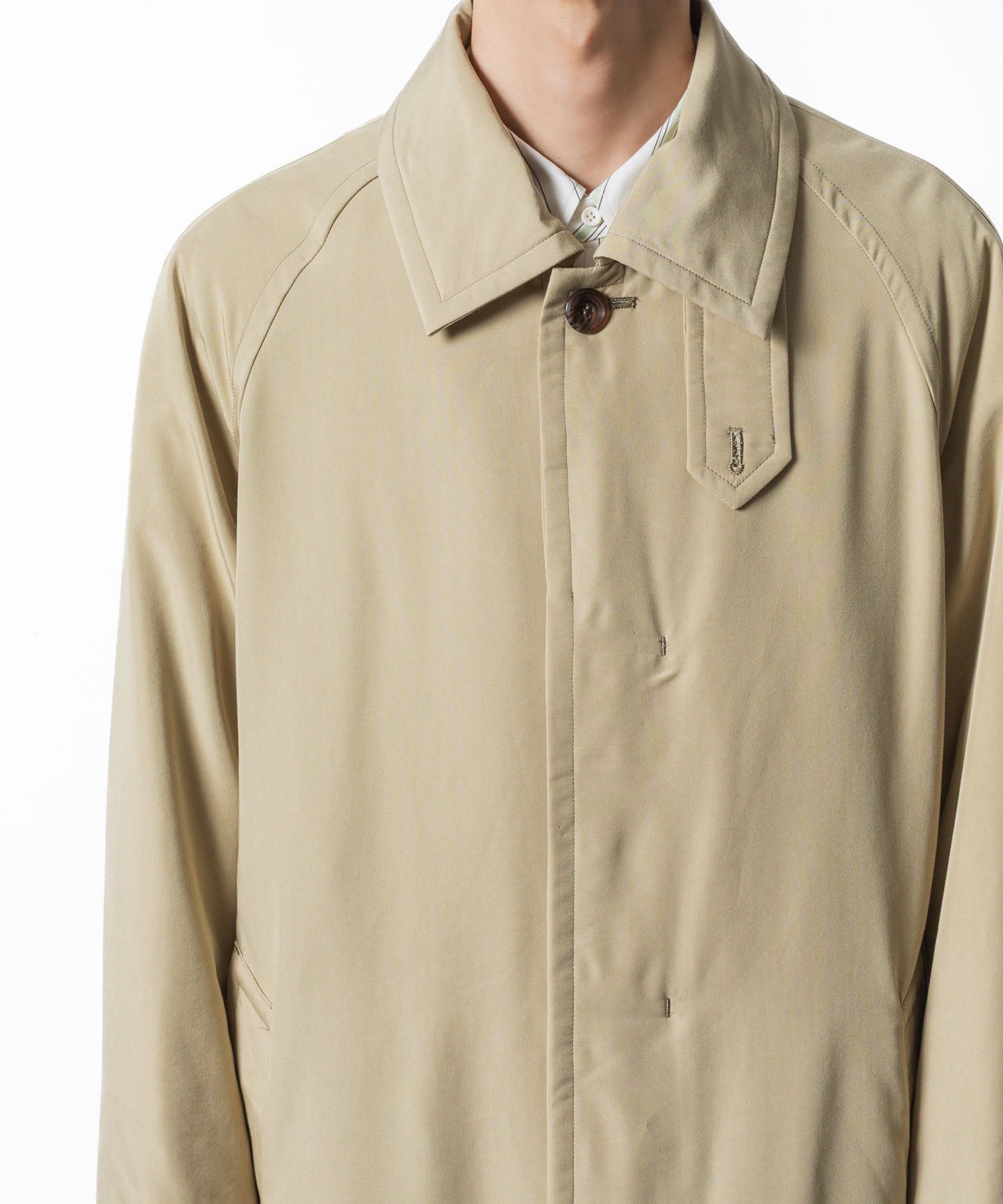 VEIN ヴェインのFIBRIL POPLIN PADDING BALMACAAN COAT - L.BEIGEの公式通販サイトsession福岡セレクトショップ