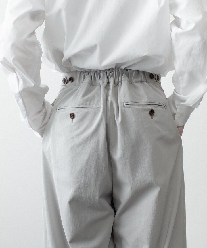 ATTACHMENT アタッチメントのPE/CO/LI DRY TWILL WIDE TROUSERS - L.GRAYの公式通販サイトsession福岡セレクトショップ
