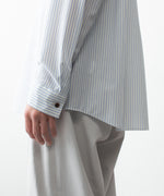 画像をギャラリービューアに読み込む, ATTACHMENT アタッチメントのWO/PE STRIPE L/S SHIRT - S.BLUEの公式通販サイトsession福岡セレクトショップ
