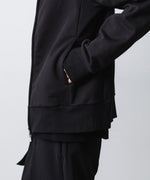 画像をギャラリービューアに読み込む, ATTACHMENT / EXCLUSIVE ITEMアタッチメントのCO STRECH TERRY ZIP UP HOODIE - BLACKの公式通販サイトsession福岡セレクトショップ
