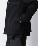 画像をギャラリービューアに読み込む, ATTACHMENT アタッチメントのWO/CA DOUBLE FACE BEAVER TRACKER JACKET - BLACKの公式通販サイトsession福岡セレクトショップ
