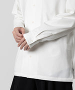 画像をギャラリービューアに読み込む, ATTACHMENT アタッチメントのPE/RY STRETCH TROPICAL OVERSIZED OPENCOLLAR L/S SHIRT - WHITE 公式通販サイトsession福岡セレクトショップ
