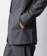 画像をギャラリービューアに読み込む, ATTACHMENT アタッチメントのT/W/SI STRETCH GABARDINE 2B JKT - S.GRAYの公式通販サイトsession福岡セレクトショップ
