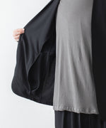画像をギャラリービューアに読み込む, ATTACHMENT アタッチメントの2/90 WO TWIST TWILL COLLARLESS JKT - BLACKの公式通販サイトsession福岡セレクトショップ
