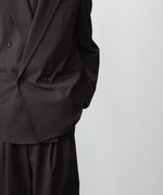 画像をギャラリービューアに読み込む, ATTACHMENT アタッチメントのPE/CO/LI DRY TWILL DOUBLE-BREASTED JKT - BLACKの公式通販サイトsession福岡セレクトショップ
