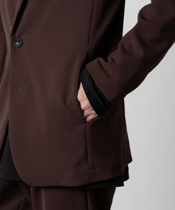 ATTACHMENT アタッチメントのPE STRETCH DOUBLE CLOTH 2B JACKET - BROWN 公式通販サイトsession福岡セレクトショップ