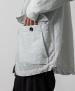 画像をギャラリービューアに読み込む, ATTACHMENT アタッチメントのWO/NY VOILE ZIP UP HOODED JACKET - L.GREEN 公式通販サイトsession福岡セレクトショップ
