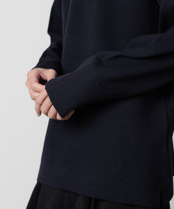 ATTACHMENT アタッチメントのWOxPE DOUBLE FACE KNIT CREWNECK PULLOVER L/S - NAVY 公式通販サイトsession福岡セレクトショップ