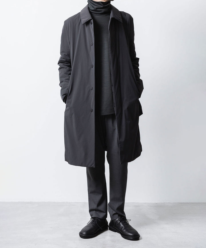 ATTACHMENT アタッチメントのT/W/SI STRETCH GABARDINE REGULAR FIT EASY TROUSERS - S.GRAYの公式通販サイトsession福岡セレクトショップ