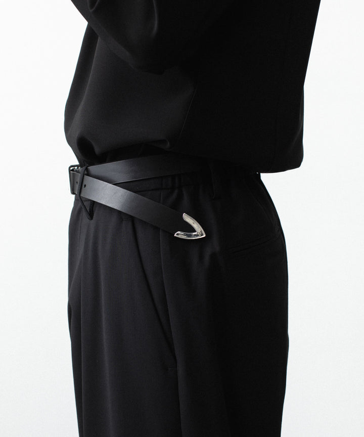 ATTACHMENT アタッチメントのCOW LEATHER WESTERN BELT - BLACKの公式通販サイトsession福岡セレクトショップ