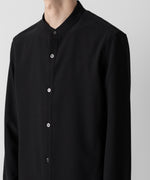 画像をギャラリービューアに読み込む, ATTACHMENT アタッチメントのPE STRETCH VIYELLA BAND COLLAR DRESS SHIRT - BLACK 公式通販サイトsession福岡セレクトショップ
