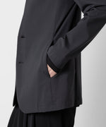 画像をギャラリービューアに読み込む, ATTACHMENT アタッチメントのNY/CO STRETCH JERSEY COLLARLESS JACKET - D.GRAY 公式通販サイトsession福岡セレクトショップ
