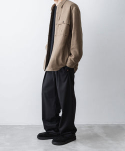 ATTACHMENT /アタッチメント】T/W/SI STRETCH GABARDINE 1TUCK EASY