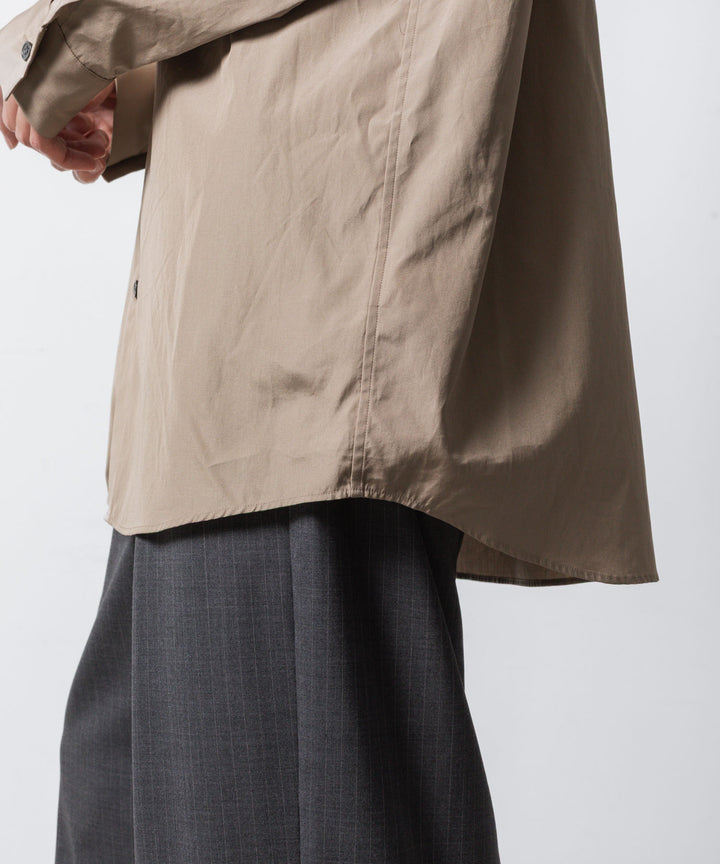ATTACHMENT アタッチメントの140/2 GIZA BROAD L/S SHIRT - CAMELの公式通販サイトsession福岡セレクトショップ